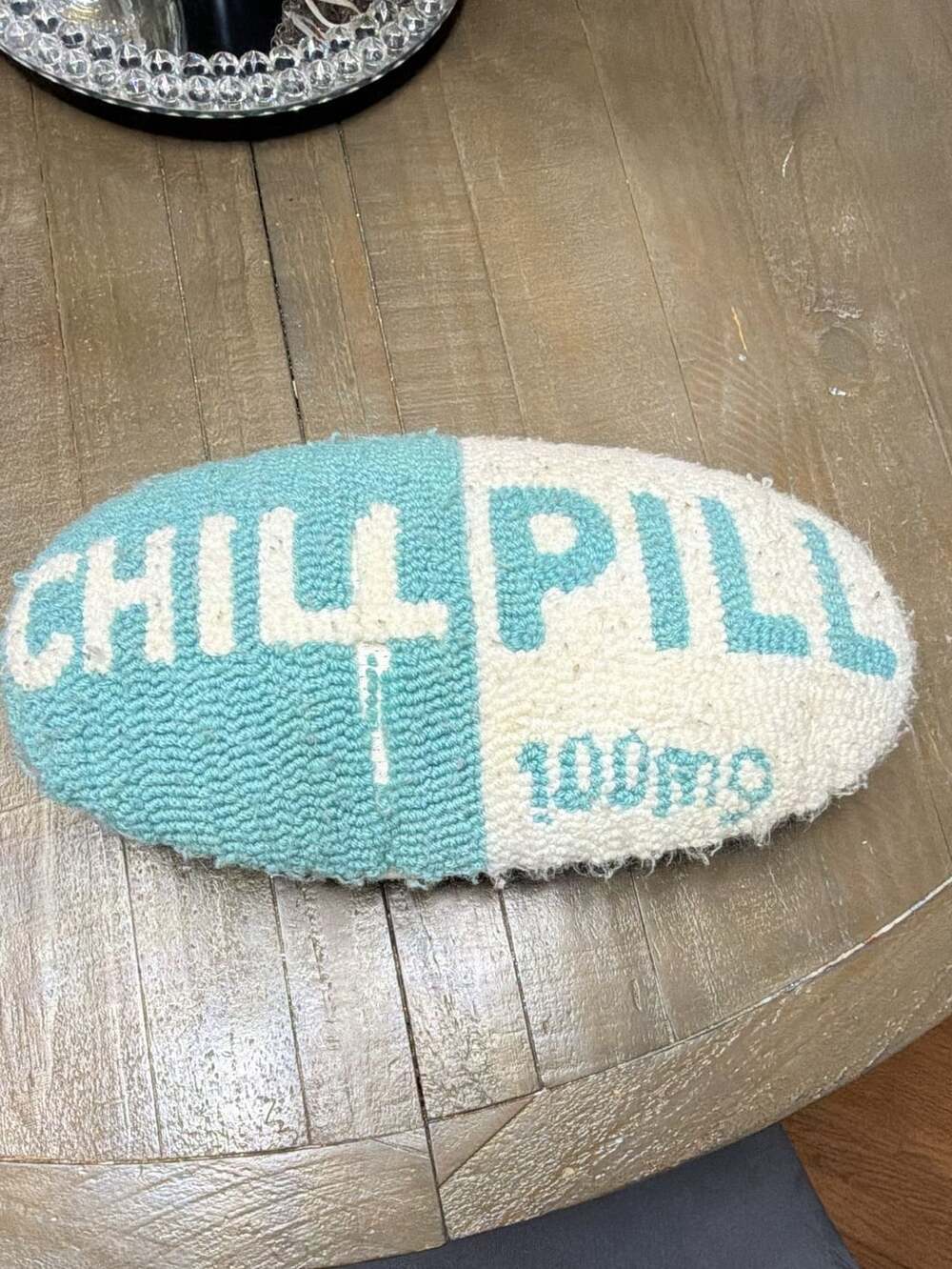 Chill Pill Hook Pillow 16 X 9